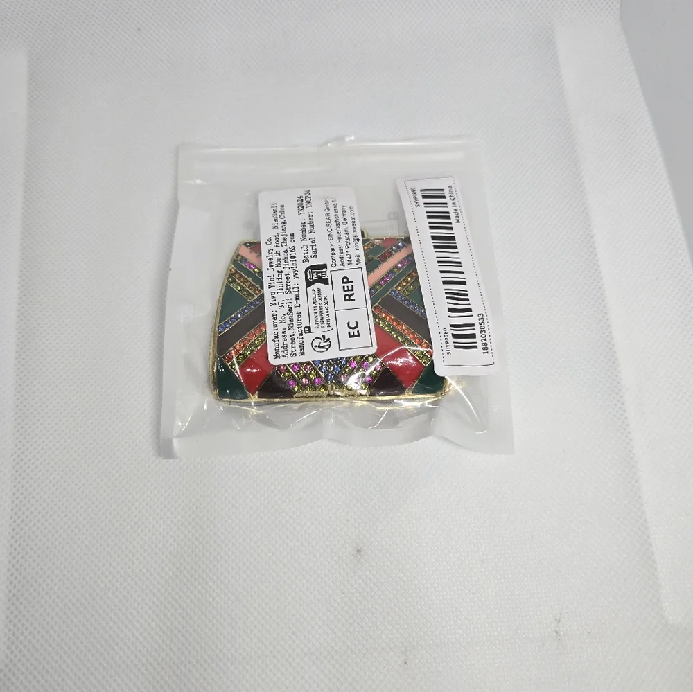Colorful Purse Brooch - Picture 6 of 6